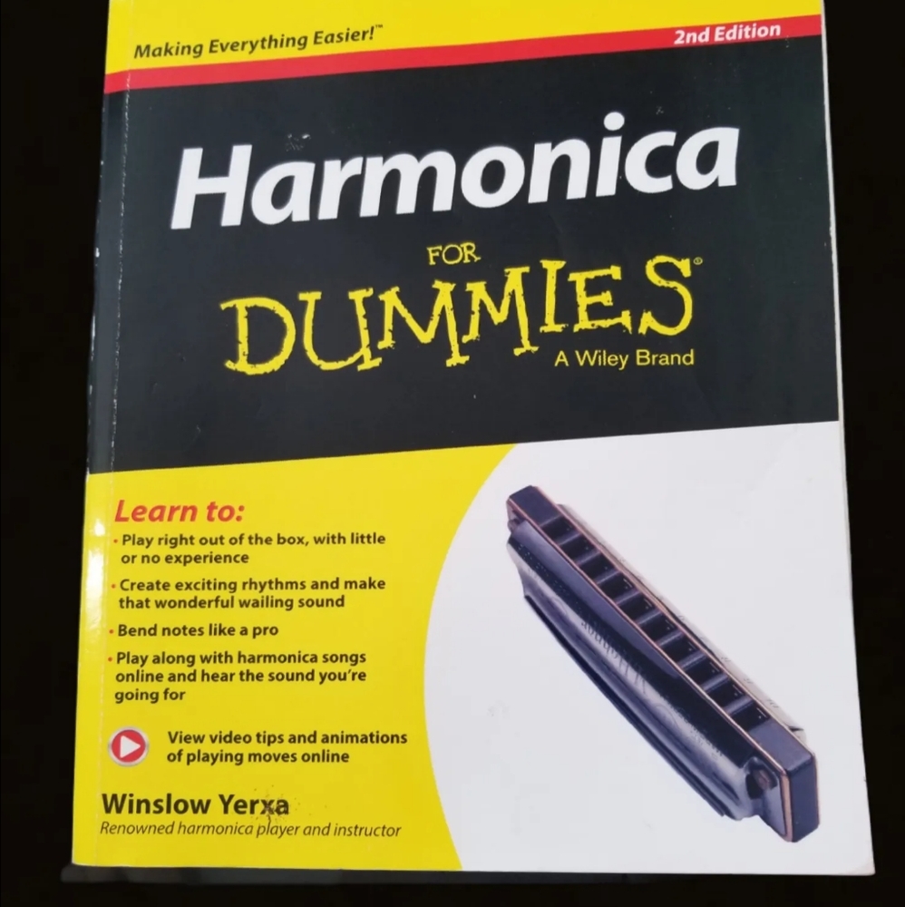 Book Of Harmonica For Dummies Used.